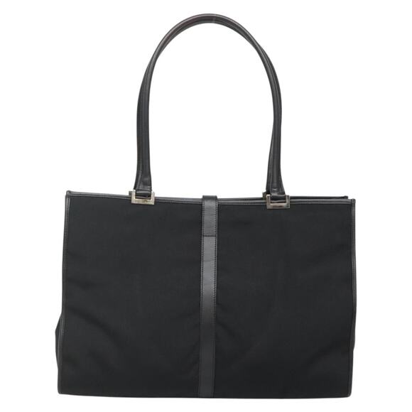 GUCCI Jackie Shoulder Bag Nylon Leather Black Silver 002 002 - Picture 3 of 16